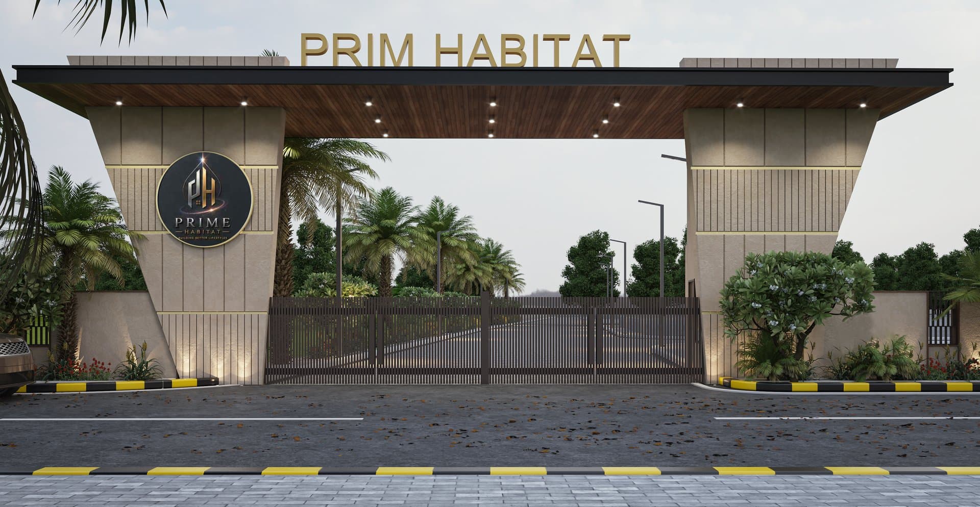 Prim Habitat entrance, Dabla Bujurg, Madhorajpura, Jaipur