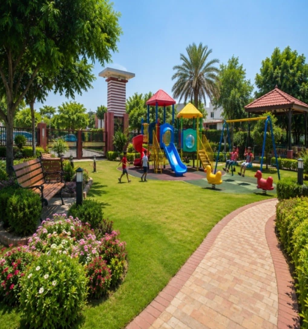 Park and kids play area