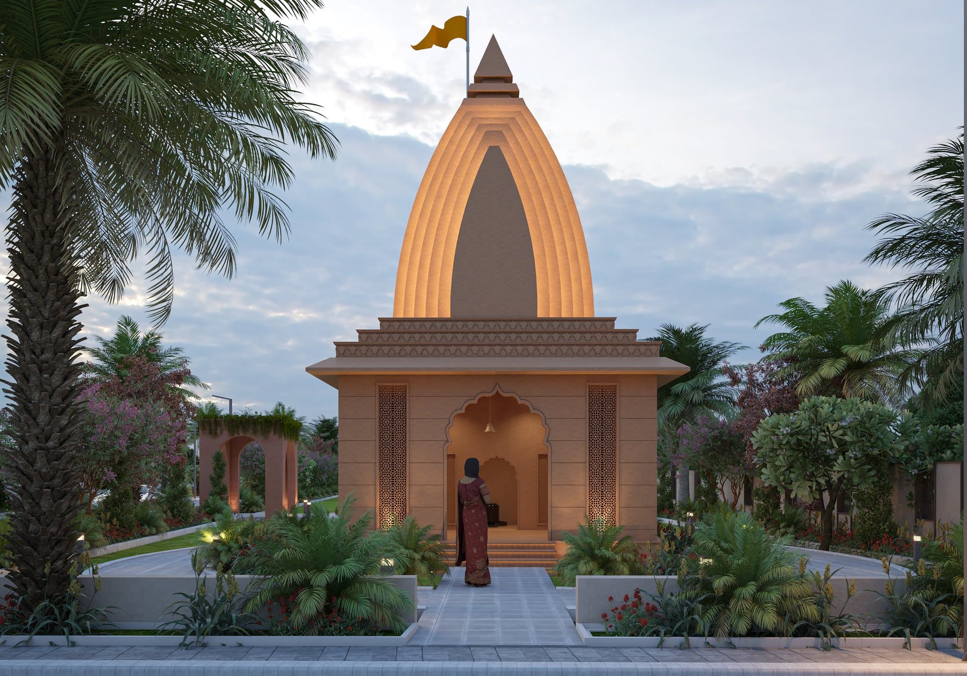 Temple inside Prim Habitat